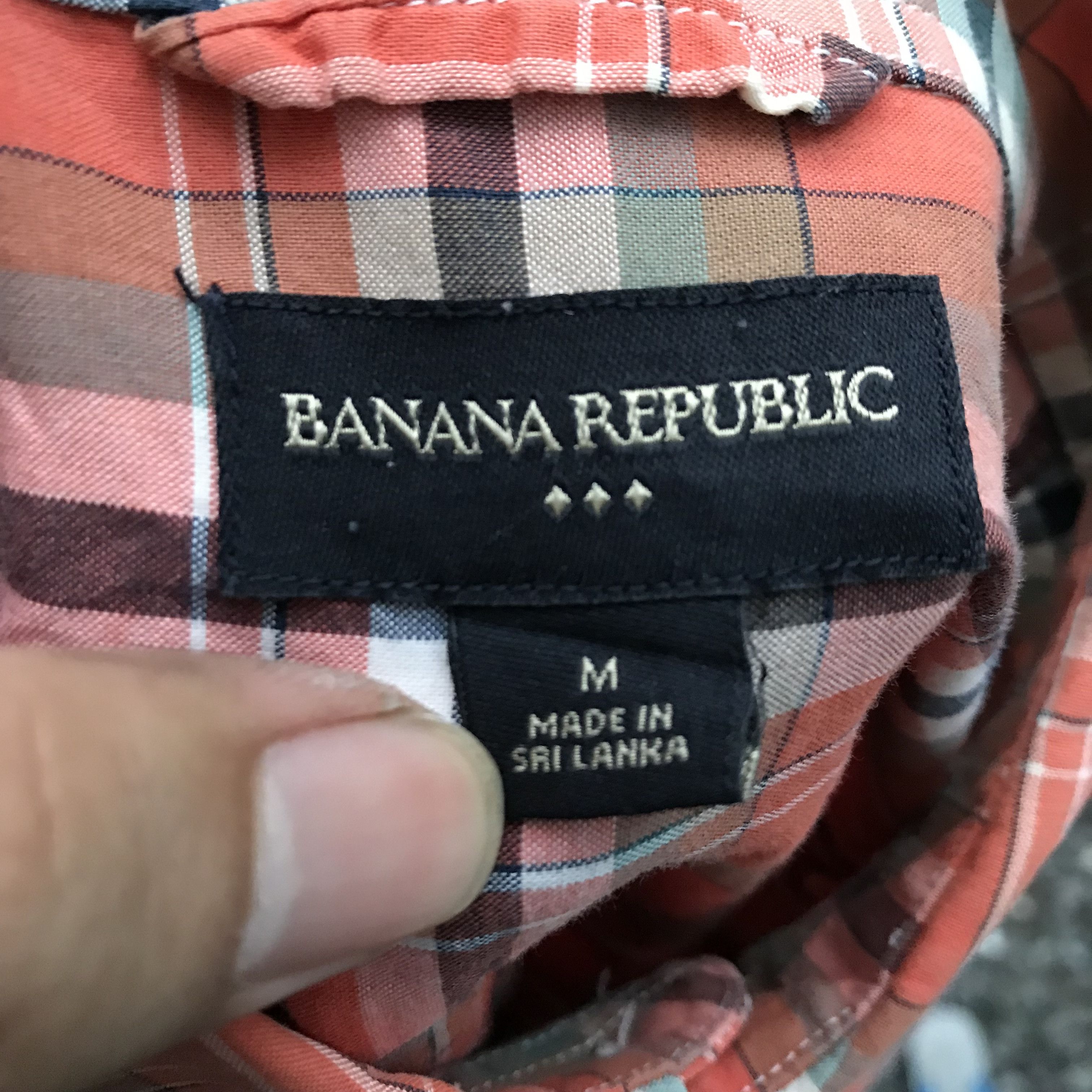Banana Republic × Designer Banana Republic Mojave red plaid tartan Long sleeves Size US M / EU 48-50 / 2 - 4 Thumbnail