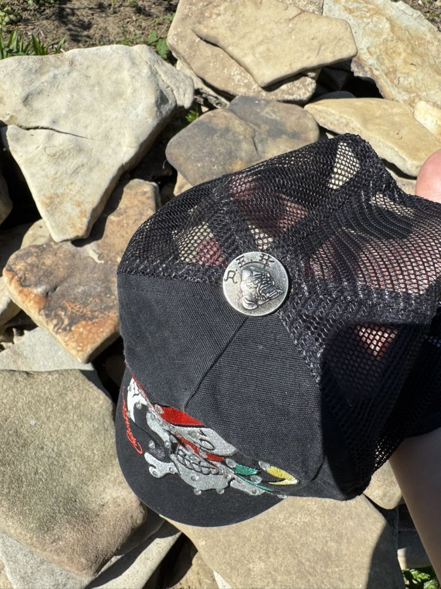 Ed Hardy Vintage Ed Hardy Disrtessed Y2k Hat Size ONE SIZE - 6 Thumbnail