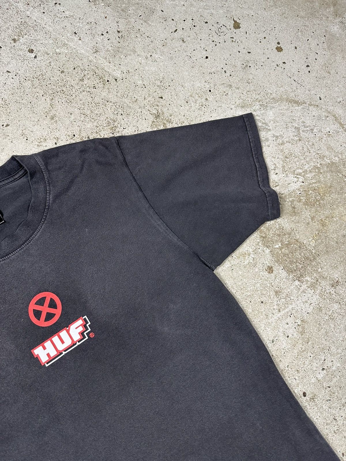 Huf HUF x Marvel X Men Washed Grey Remix T Shirt Size US S / EU 44-46 / 1 - 5 Thumbnail