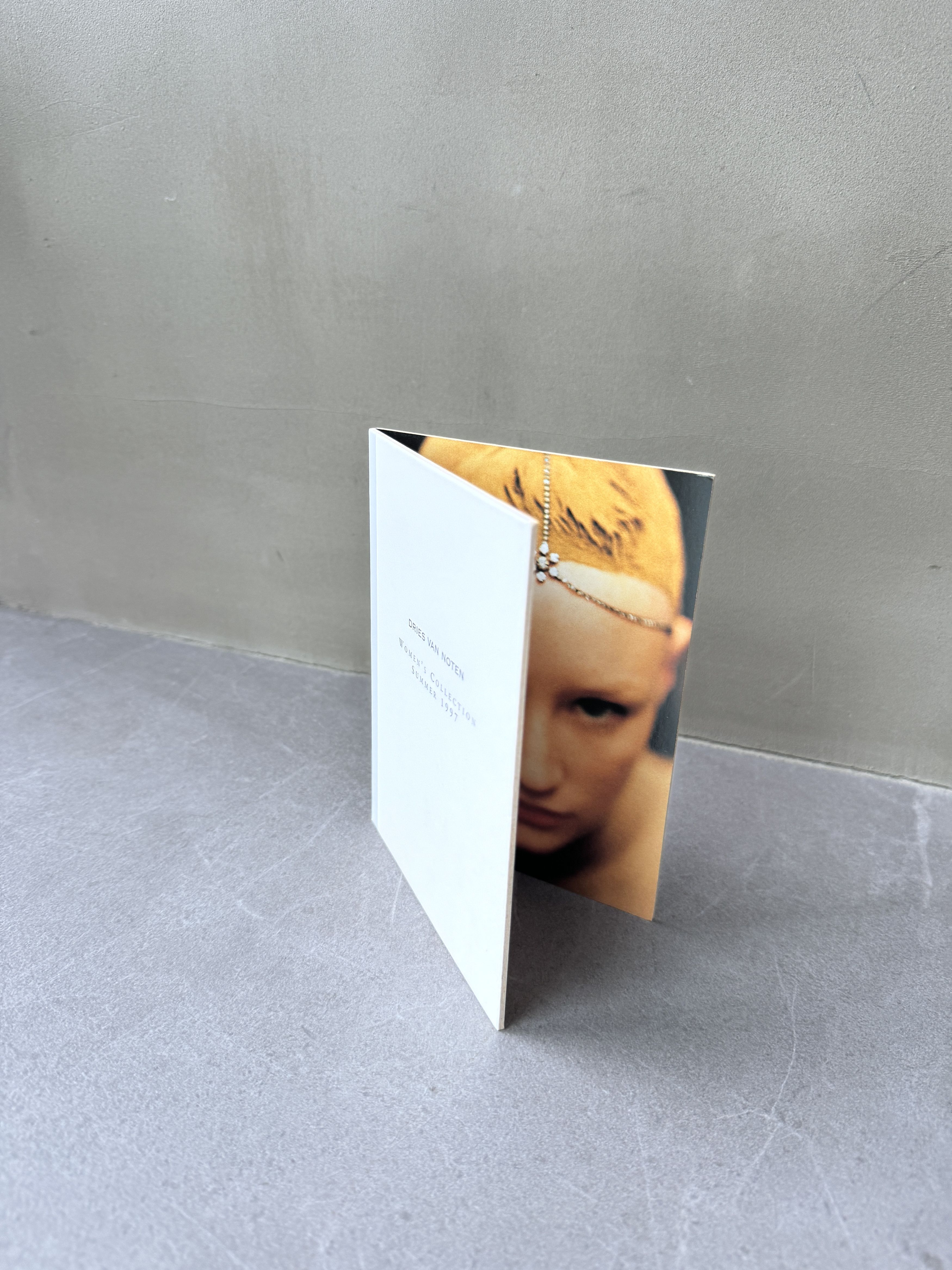 Dries Van Noten Dries Van Noten 1997 Summer Women's Fashion Cardboard Stand Size ONE SIZE - 2 Thumbnail
