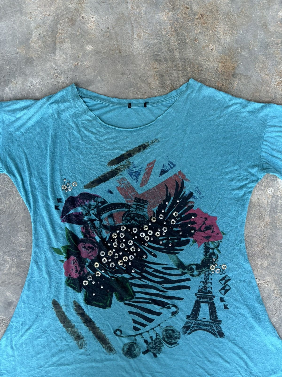 Hysteric Glamour Y2k Opium Sixty Ifsixwasnine Punk Style Tshirt Size ONE SIZE - 2 Thumbnail