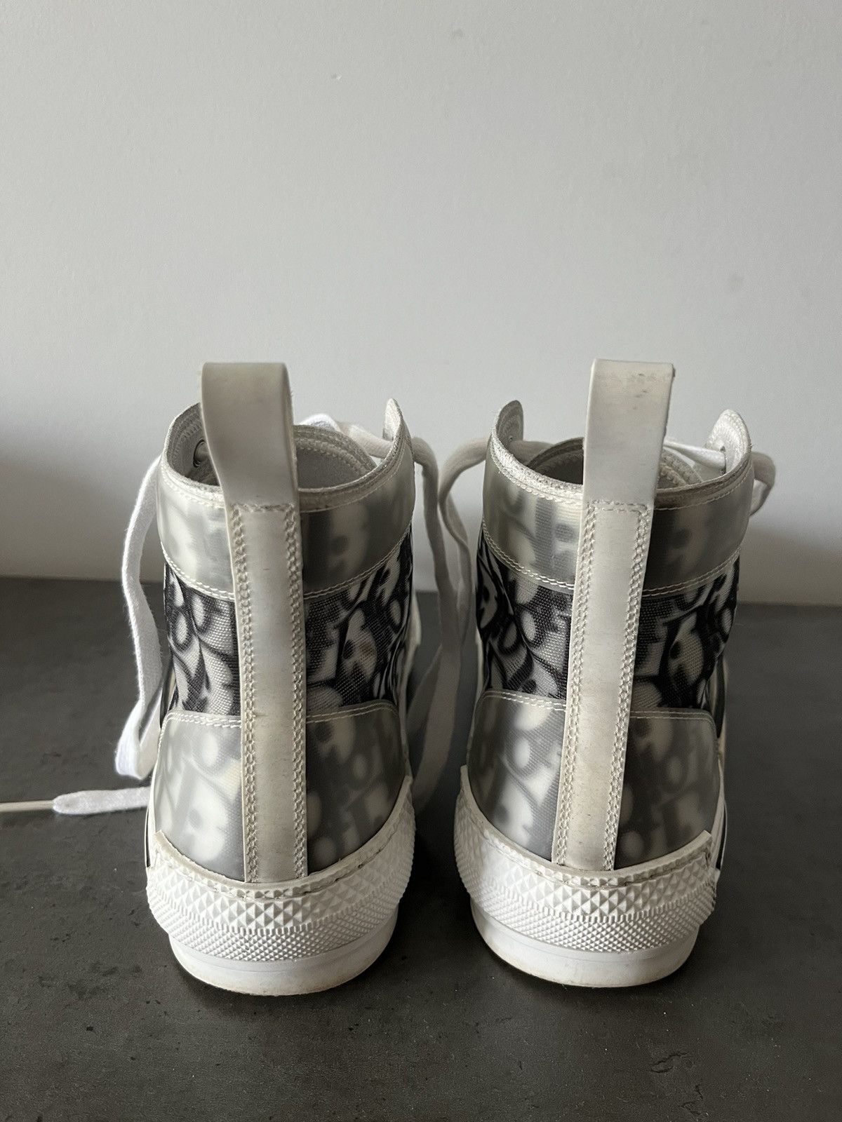 Dior Dior b23 monogram hi-top sneakers Size US 7.5 / EU 40-41 - 4 Thumbnail