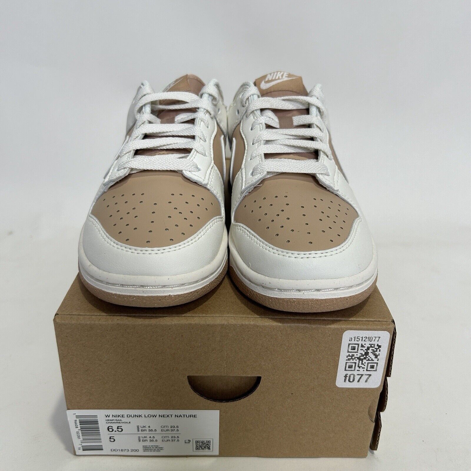 Nike Nike Dunk Low WMNS Next Nature “Beige Sail White/Hemp” 2024 Size US 6.5 / IT 36.5 - 2 Thumbnail