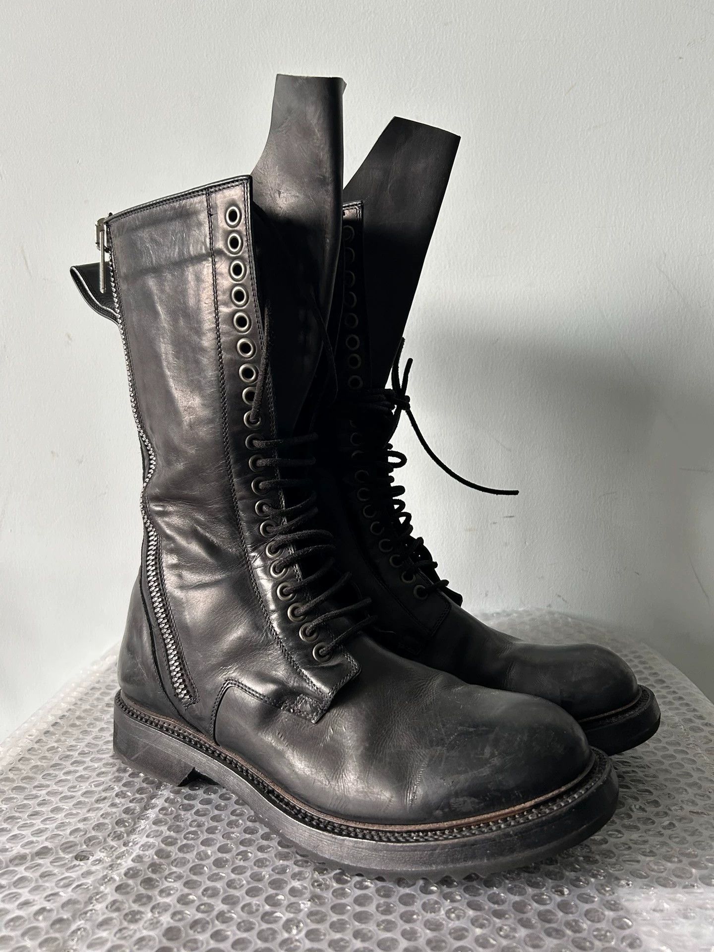Rick Owens Rick Owens main line heavy-duty high-top boots Size US 8 / EU 41 - 4 Thumbnail