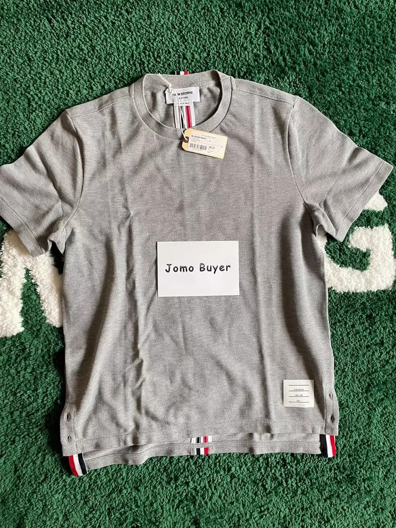 Thom Browne Thom browne Casual loose gray cotton round-neck short-sleev Size US S / EU 44-46 / 1 - 1 Thumbnail