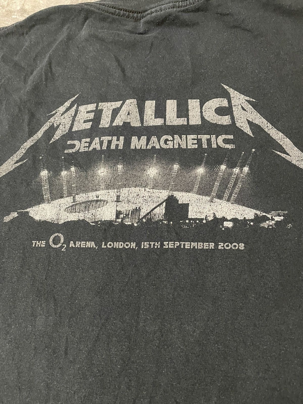 Metallica Metallica Death Magnetic 2008 Vintage Rock Band Tour Tee Size US M / EU 48-50 / 2 - 5 Thumbnail