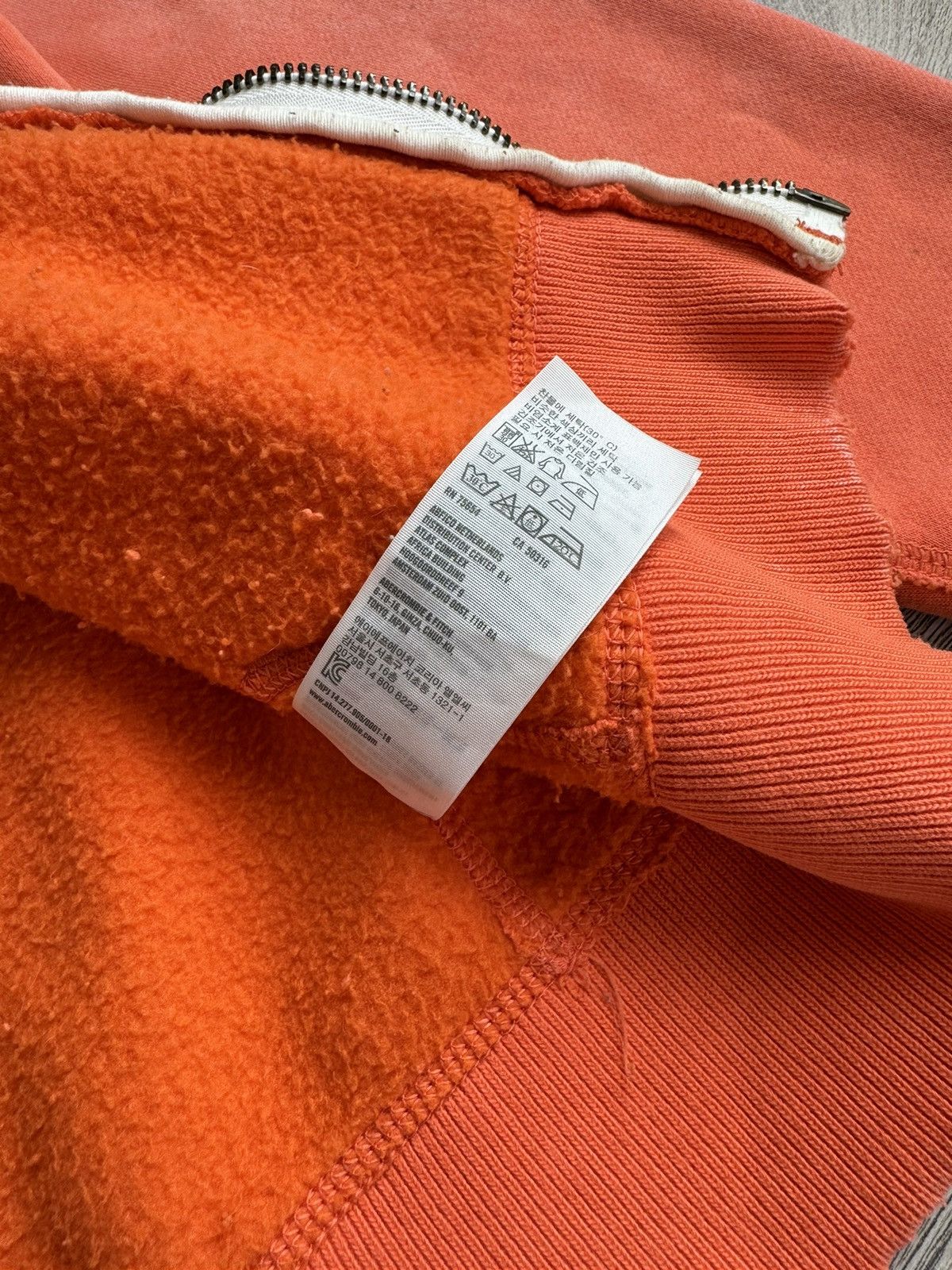 Abercrombie & Fitch LGB style Distressed Faded Hoodie