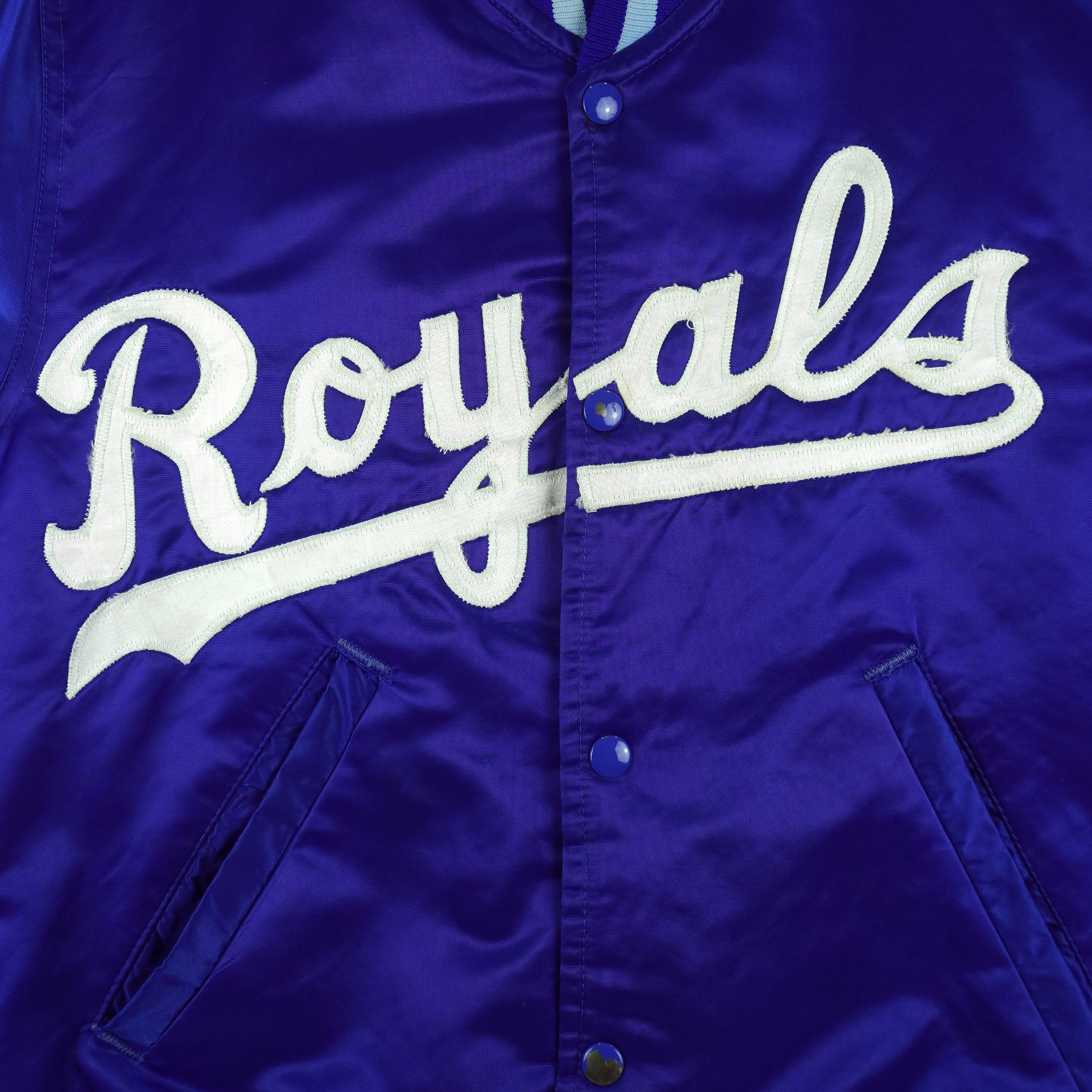 Starter MLB - Kansas City Royals Satin Jacket 1990s Size US S / EU 44-46 / 1 - 4 Thumbnail