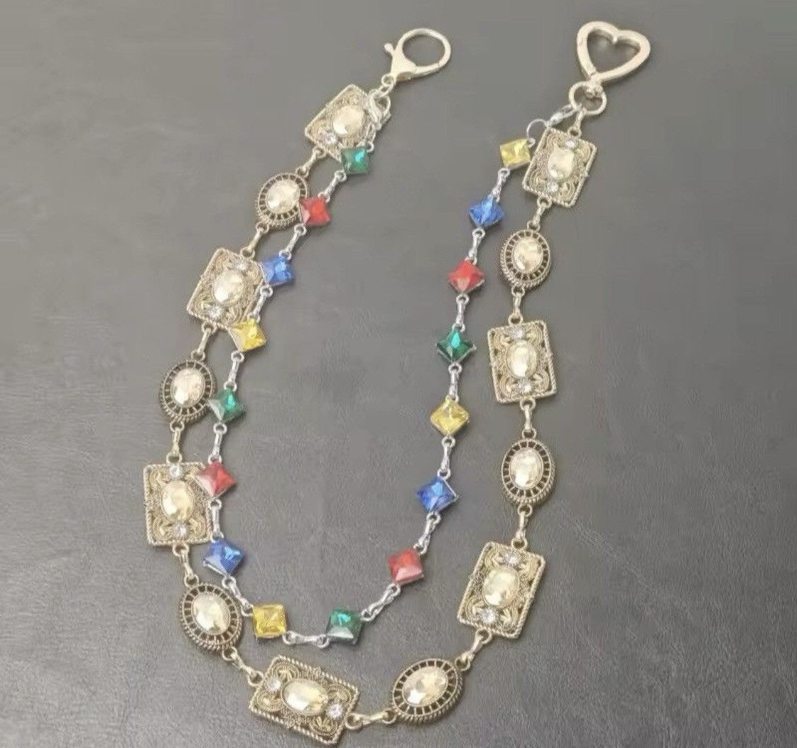 Jewelry Agate Retro Pants Chain Waist Chain Size ONE SIZE - 4 Thumbnail