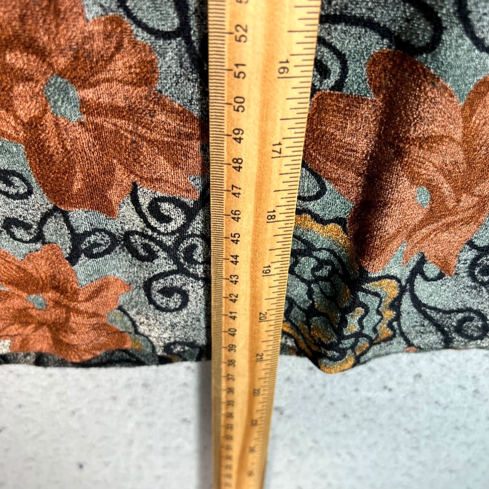 Vintage VINTAGE Jaipur Womens Size Medium Petite Floral Long Sleeve Top Size M / US 6-8 / IT 42-44 - 6 Thumbnail