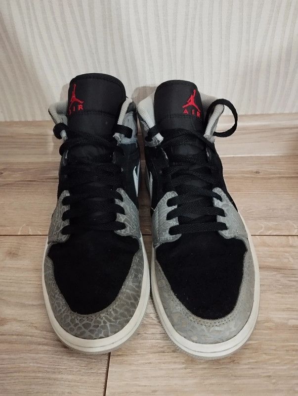 Jordan Brand Nike Air Jordan 1 Mid SE Elephant Print size 40 Size US 7 / EU 40 - 4 Thumbnail