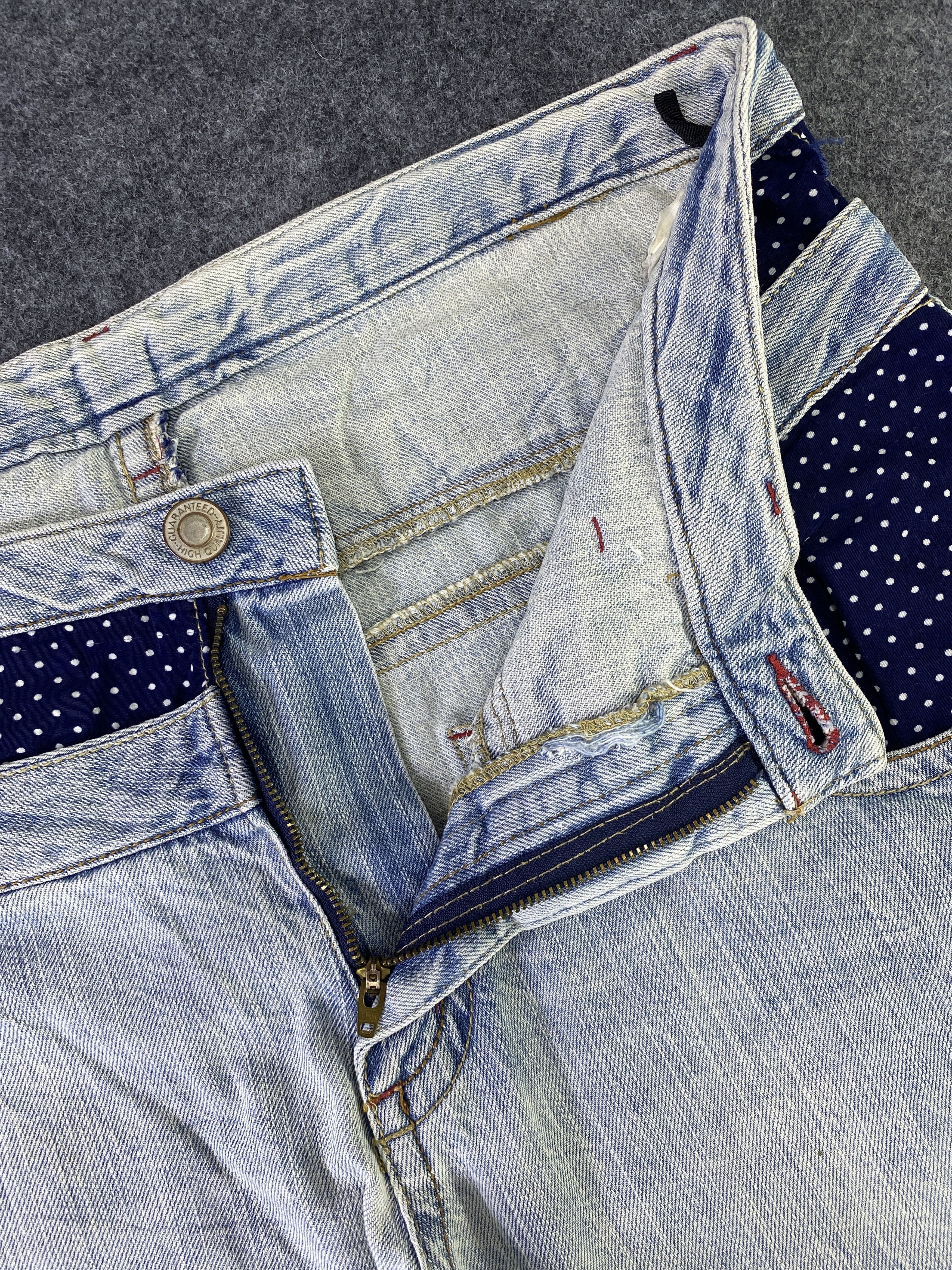 Japanese Brand Japanese Brand Blue Wash Jeans - J892 Size 37" - 6 Thumbnail