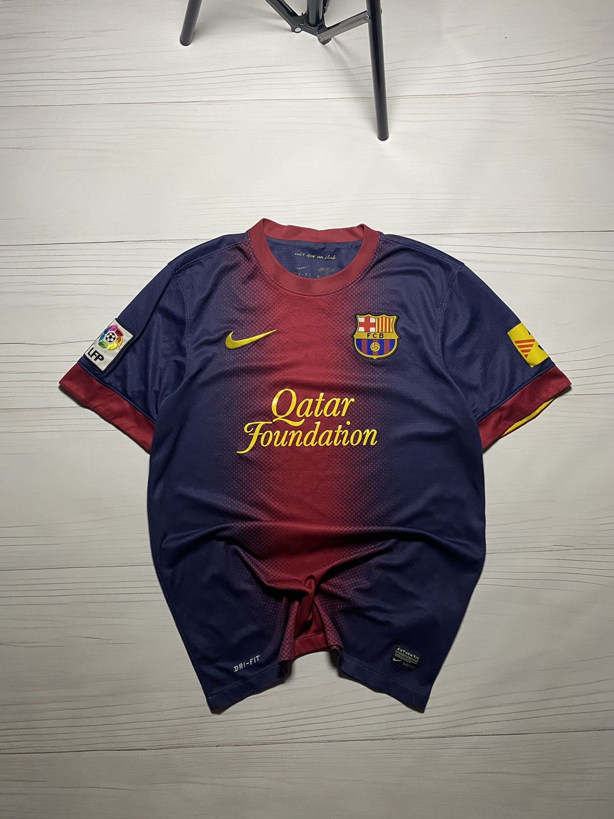 Nike Nike Barcelona 2012 2013 Home Football Shirt Soccer Jersey Size US S / EU 44-46 / 1 - 1 Thumbnail