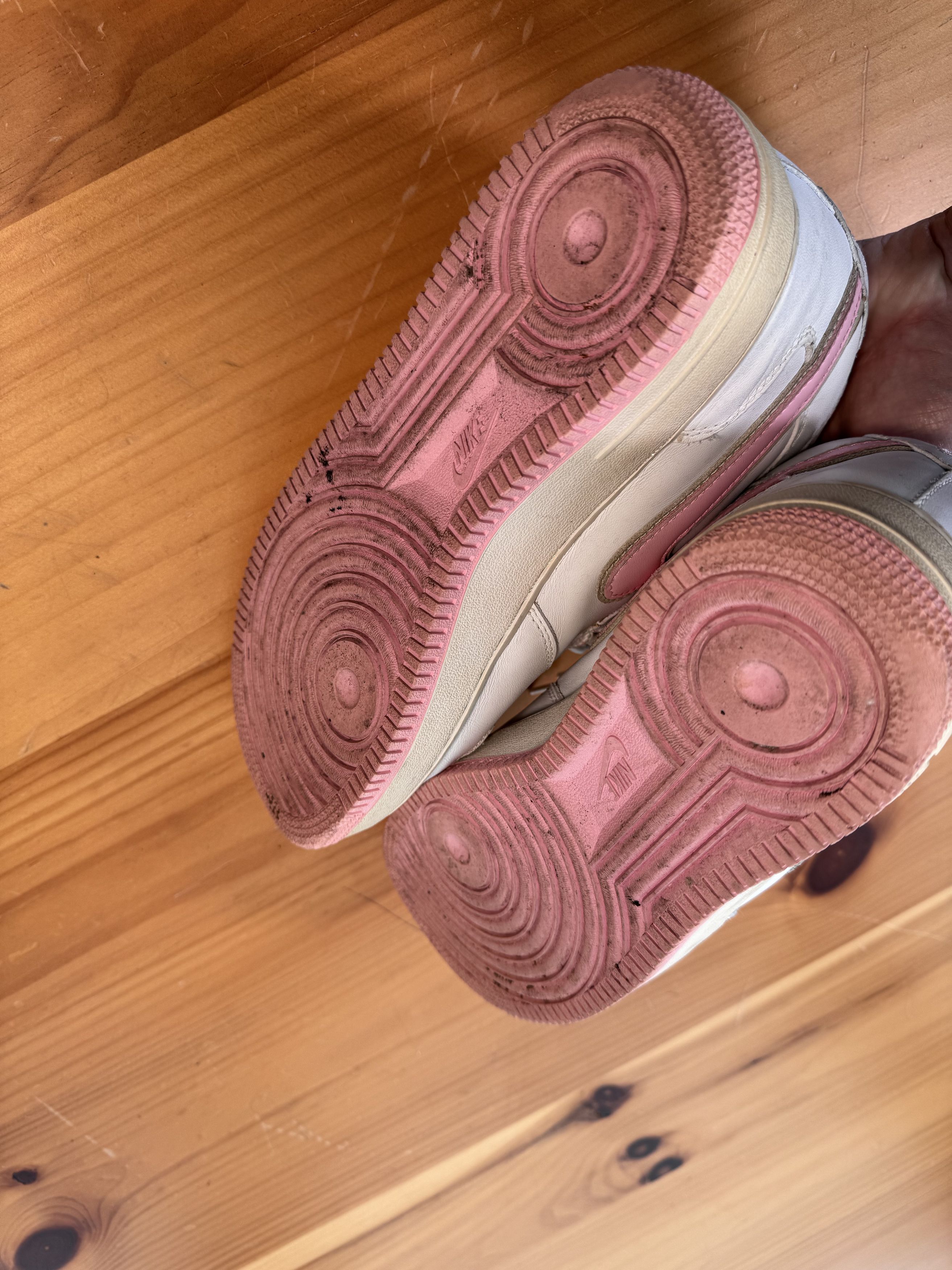 Nike 2005 Nike Wmns Air Force 1 Mid 'White Shy Pink' double Size US 7.5 / EU 40-41 - 12 Thumbnail