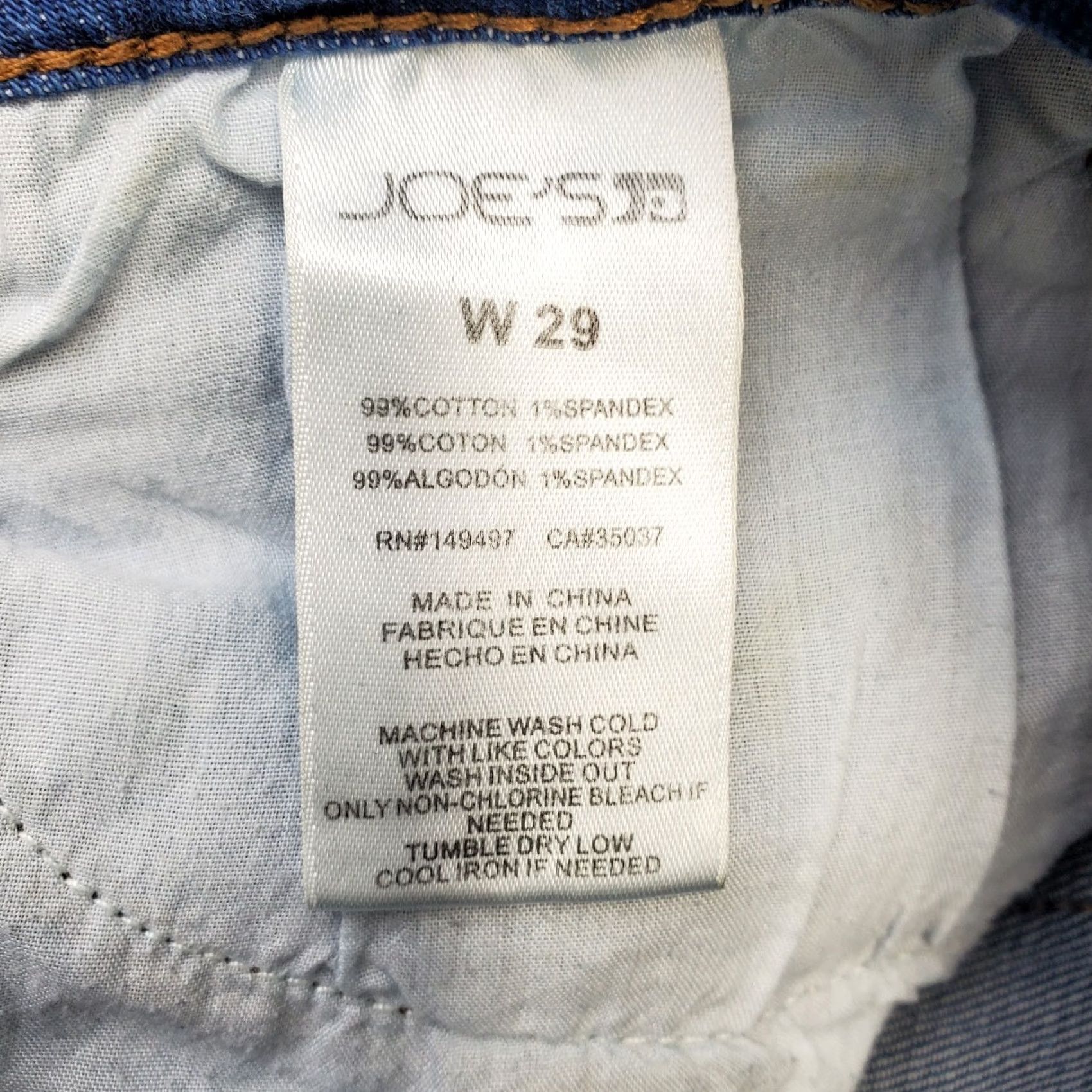 Vintage Joe's Woman Shorts 29 Blue Denim Stretch 5-Pocket Design Outdoor Casual Summer Size 29" - 7 Thumbnail