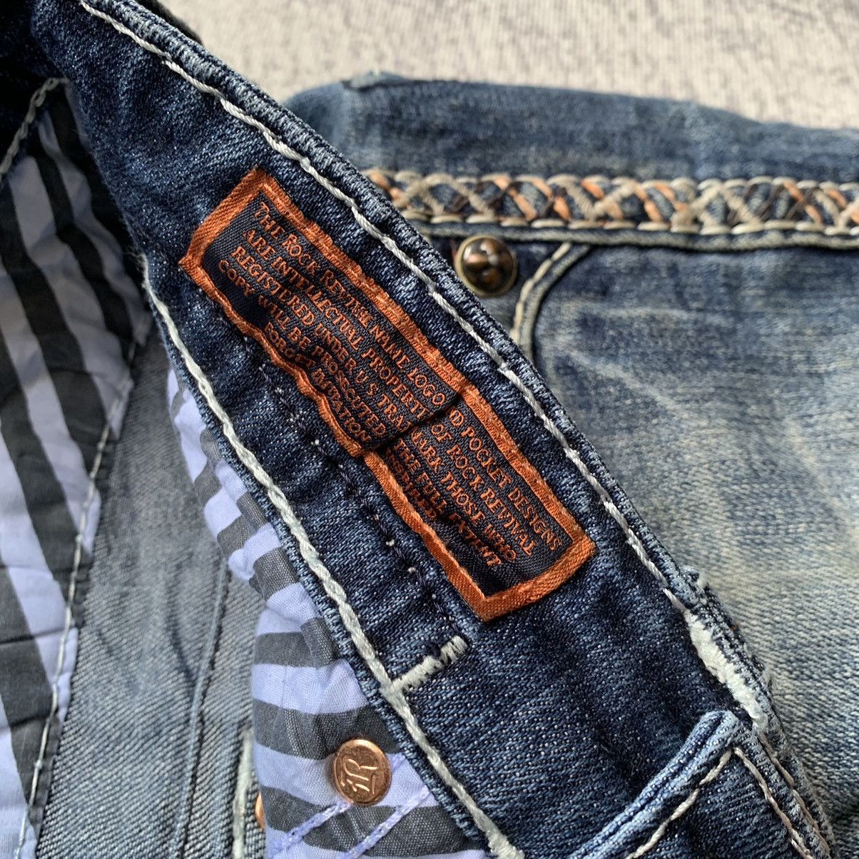 Japanese Brand Vintage Rock Revival Punk Triple Stitch Size US 33 - 7 Thumbnail