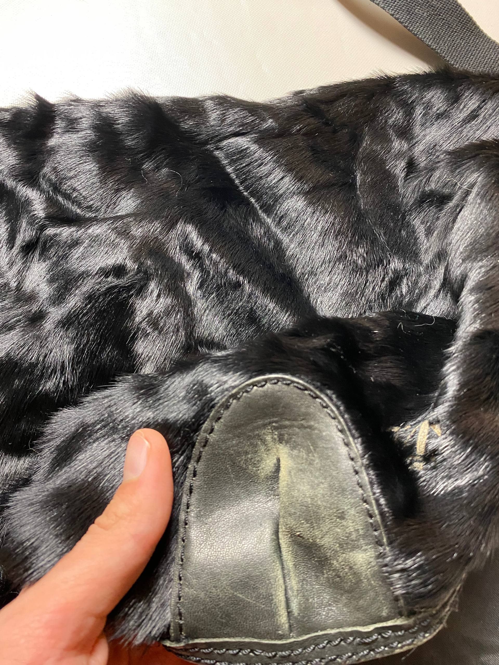 Marlboro Vintage Marlboro Hadle Bags leather and Fur Size ONE SIZE - 3 Thumbnail