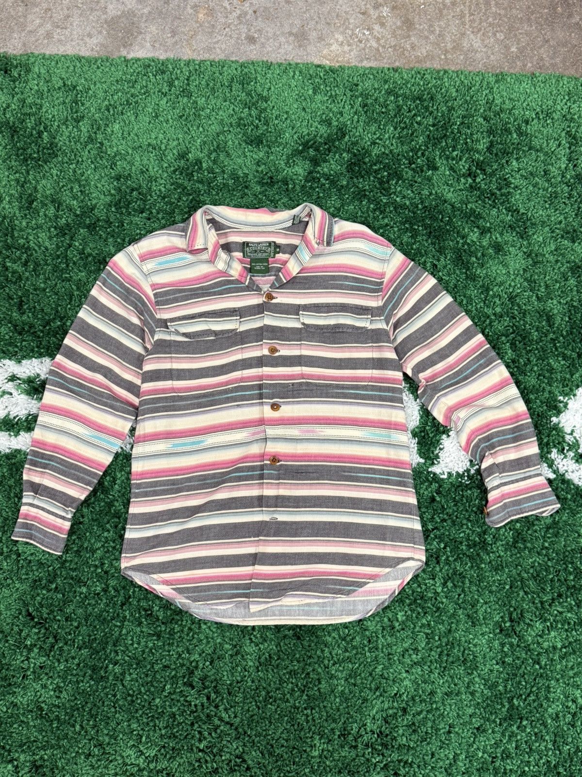 Polo Ralph Lauren Ralph Lauren Aztec Southwestern Navajo Blanket Shirt Small Size S / US 4 / IT 40 - 1 Thumbnail