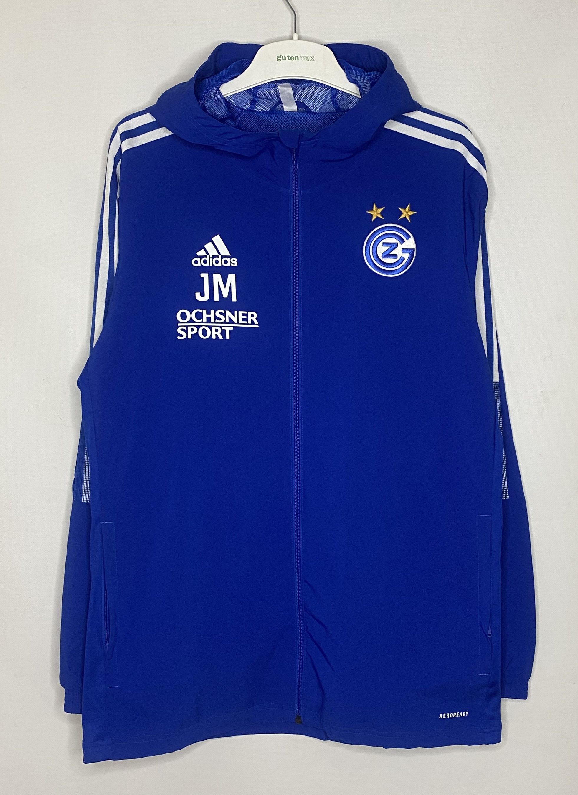 Adidas GRASSHOPPERS PLAYER ISSUE TRAINING FOOTBALL SOCCER JACKET Size US M / EU 48-50 / 2 - 1 Thumbnail