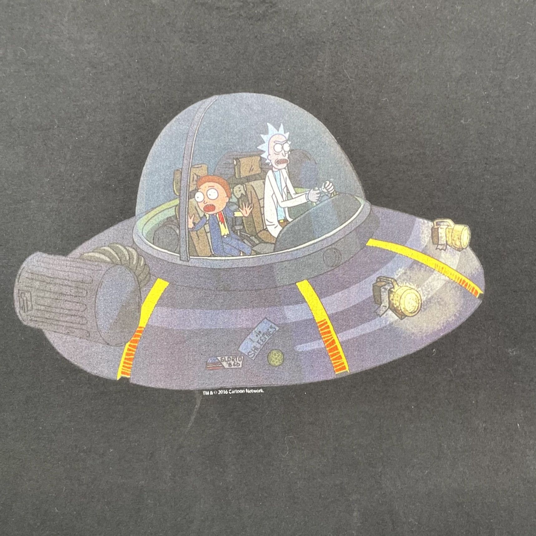 Vintage Rick & Morty T-Shirt Men's 2XL Cartoon Network Space Streetwear Y2K Comedy Skate Shirt Mens 2XL Black Graphic Print Short Sleeve Crew Neck Size US XXL / EU 58 / 5 - 3 Thumbnail