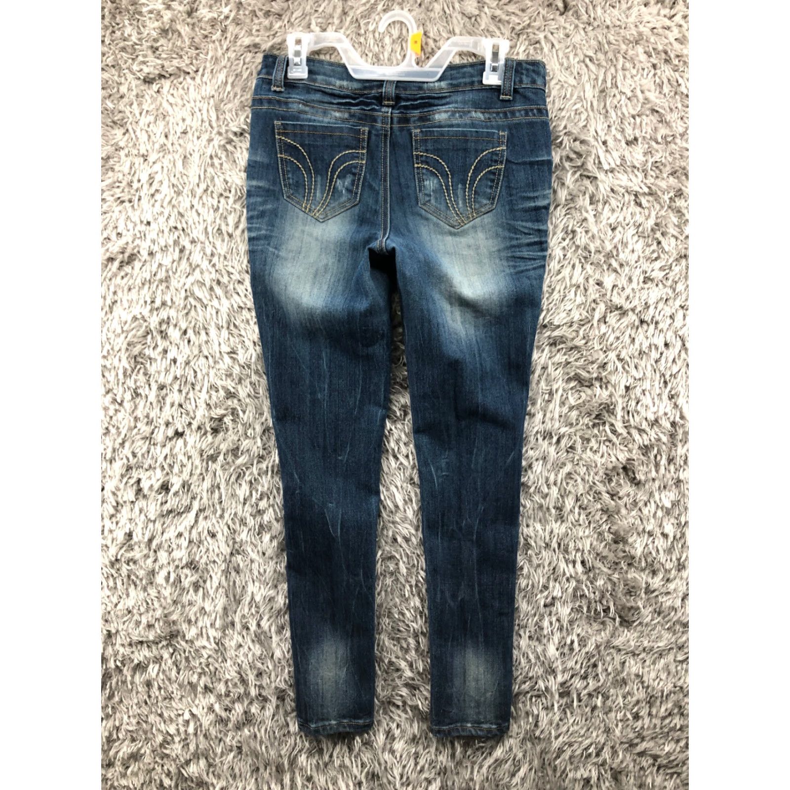 Route 66 Route 66 Skinny Jeans Size 10 Womens Mid Rise Dark Wash Blue Denim Size 32" / US 10 / IT 46 - 5 Thumbnail