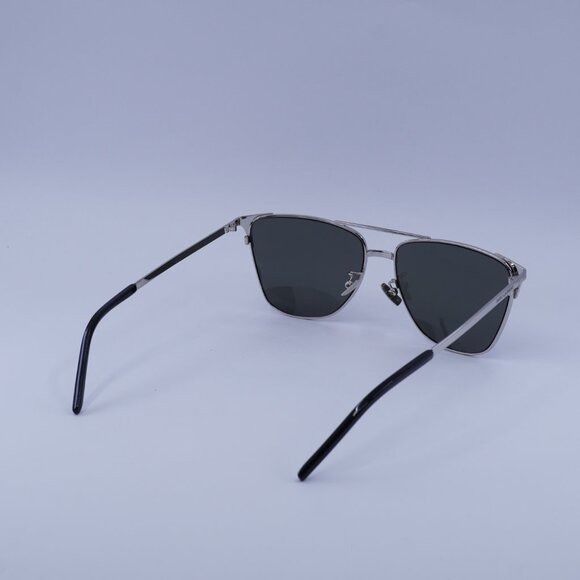 Saint Laurent Paris Saint Laurent SL280 003 Sunglasses Silver Aviator Frame Size ONE SIZE - 6 Thumbnail