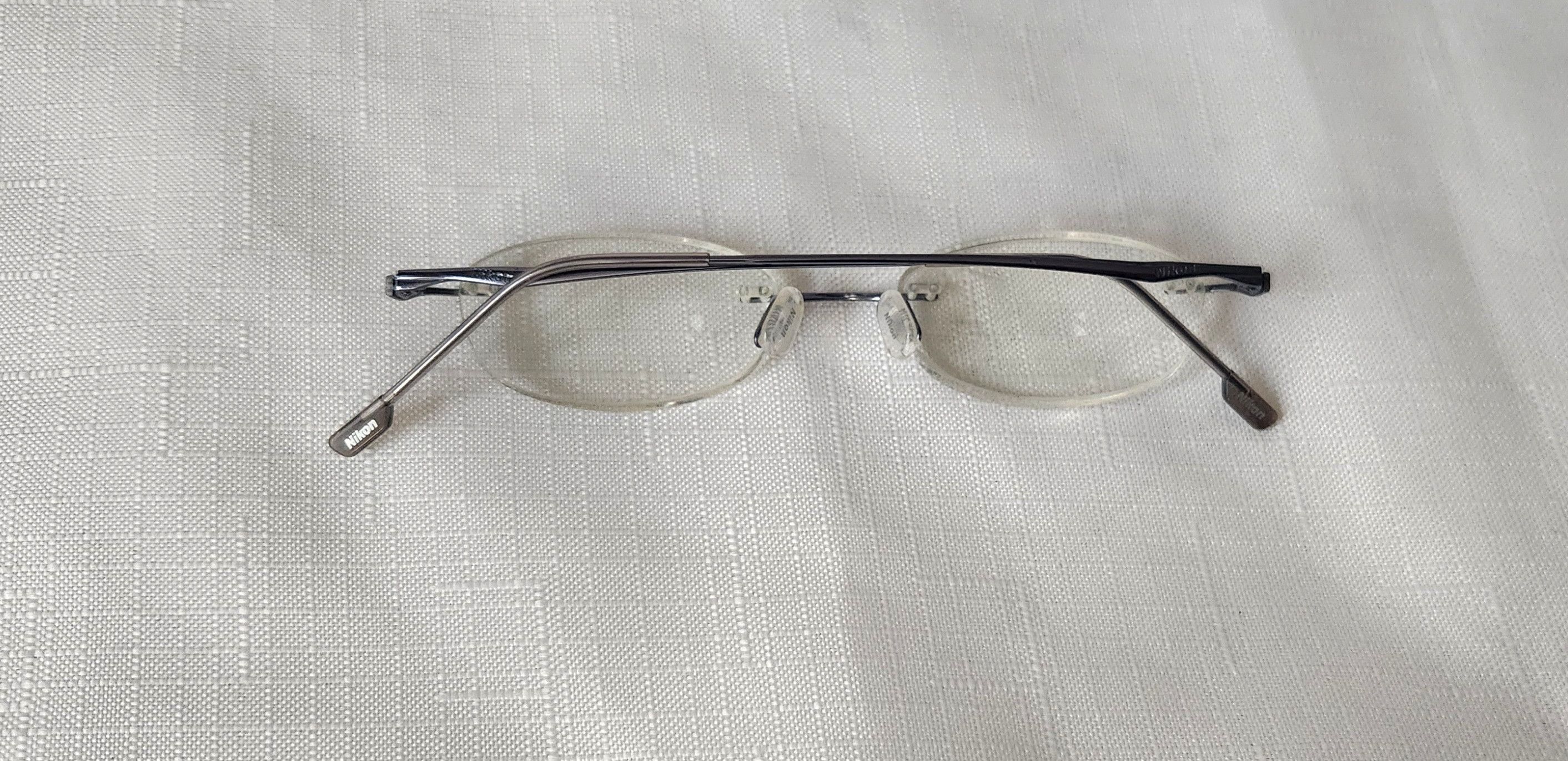 Nixon × Vintage NIKON NC13 Rimless EYEGLASSES FRAMES titanium 0813 140 Size ONE SIZE - 6 Thumbnail