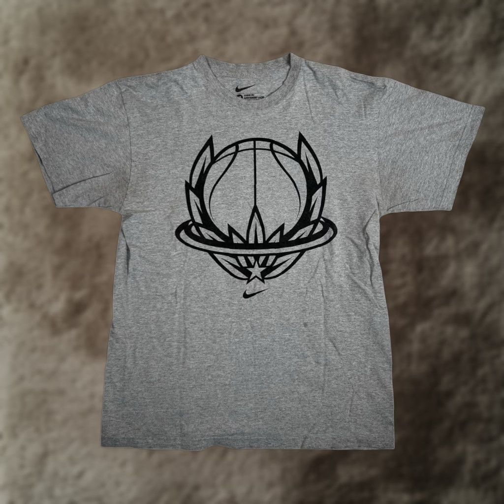 Nike Nike Basketball T-Shirt Size Medium Gray Size US M / EU 48-50 / 2 - 1 Thumbnail