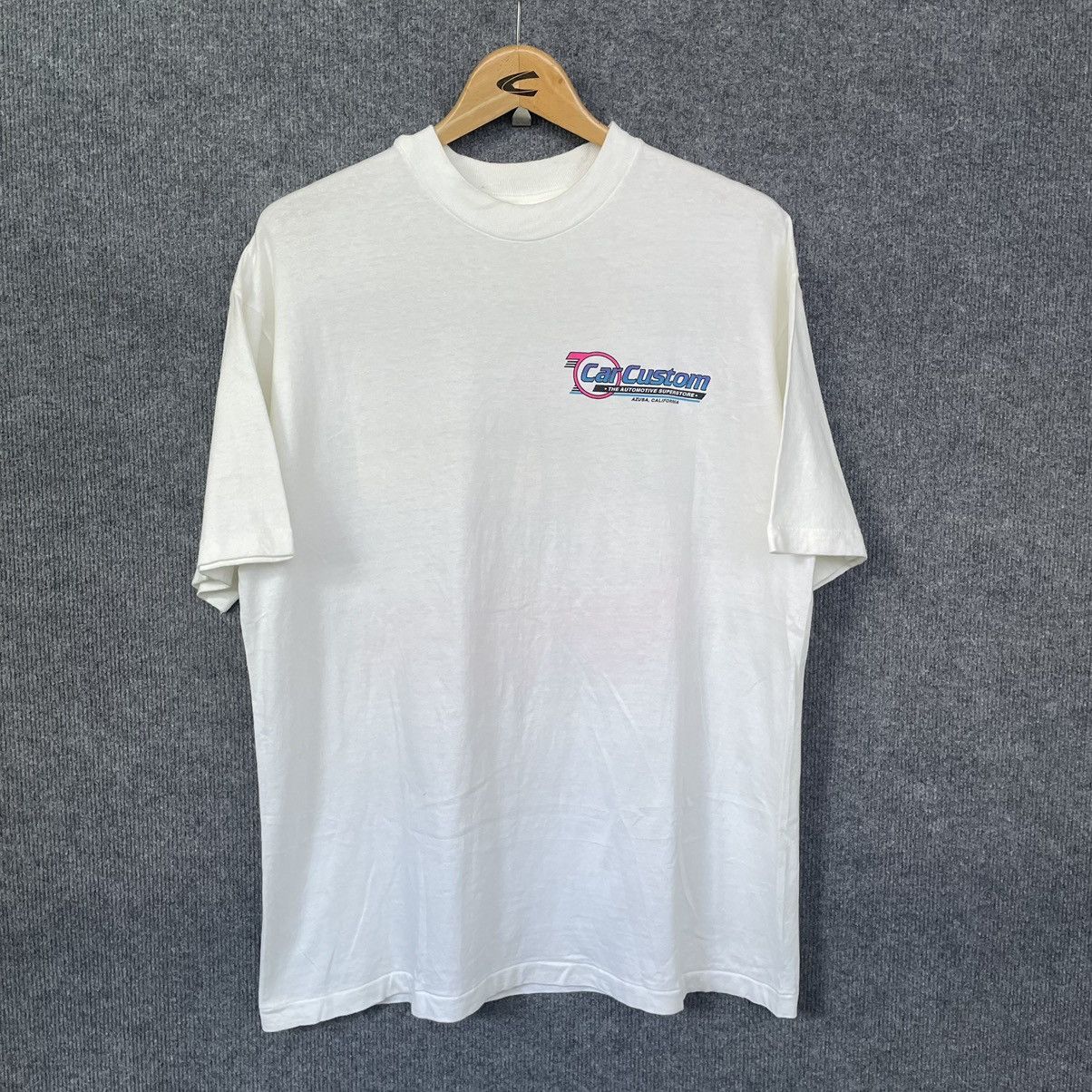 Vintage 1990s Car Custom The Automotive Superstore Promo T Shirt Size US L / EU 52-54 / 3 - 6 Thumbnail