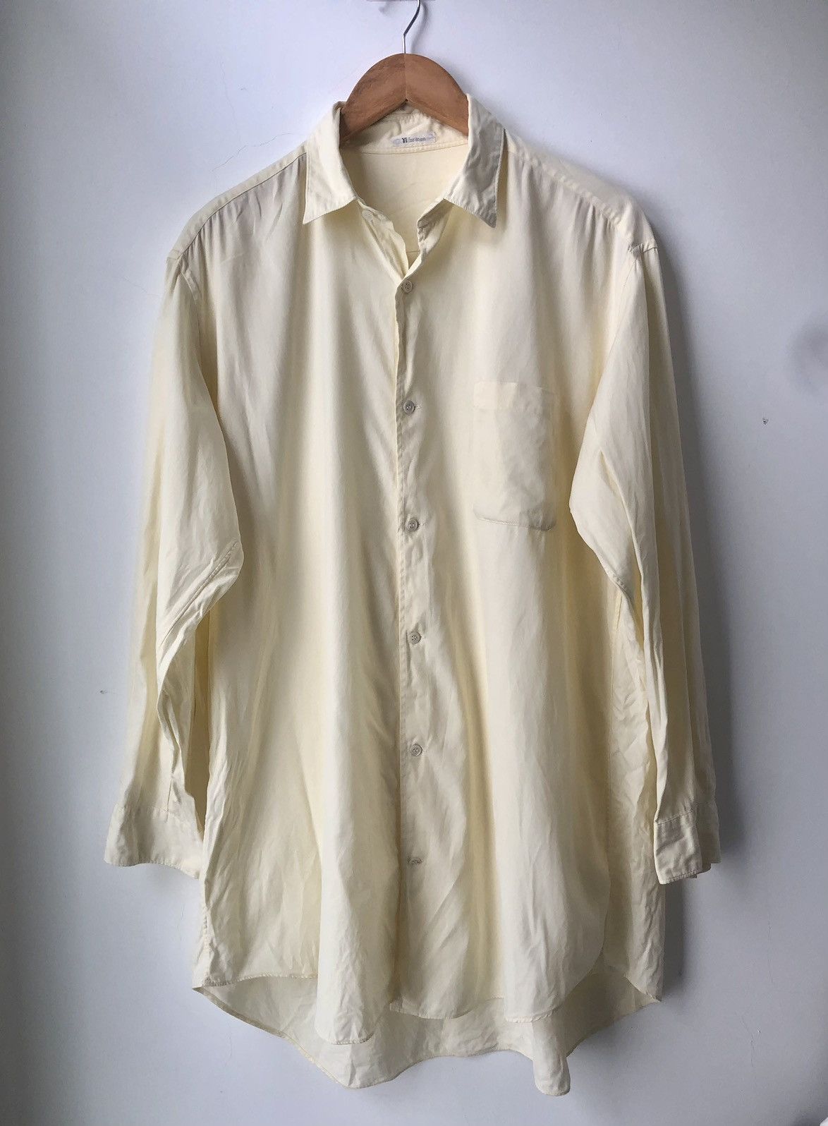 Y's for Men × Yohji Yamamoto Cream shirt Size US L / EU 52-54 / 3 - 1 Thumbnail