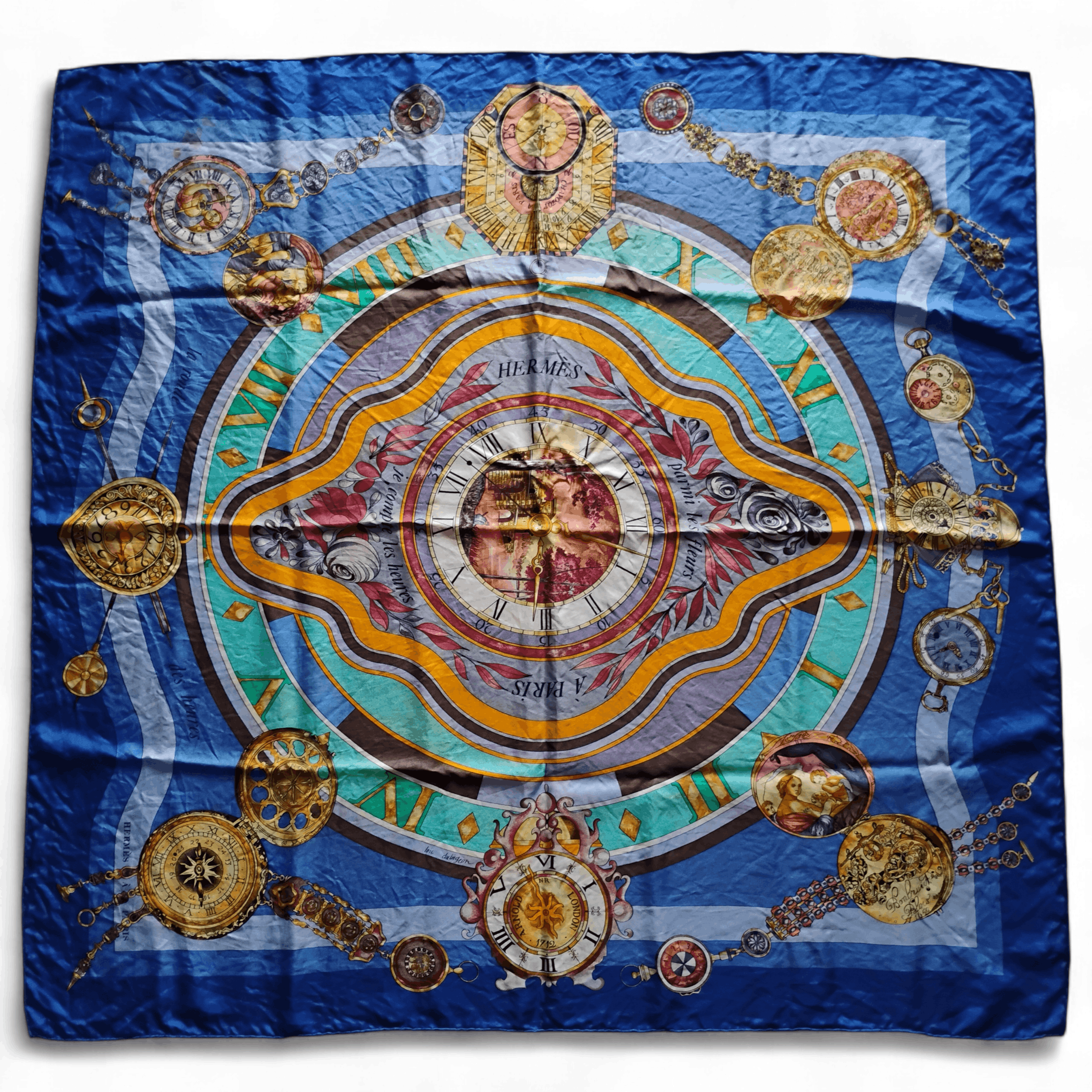 Hermes Hermes Paris Silk Scarf Size ONE SIZE - 1 Thumbnail