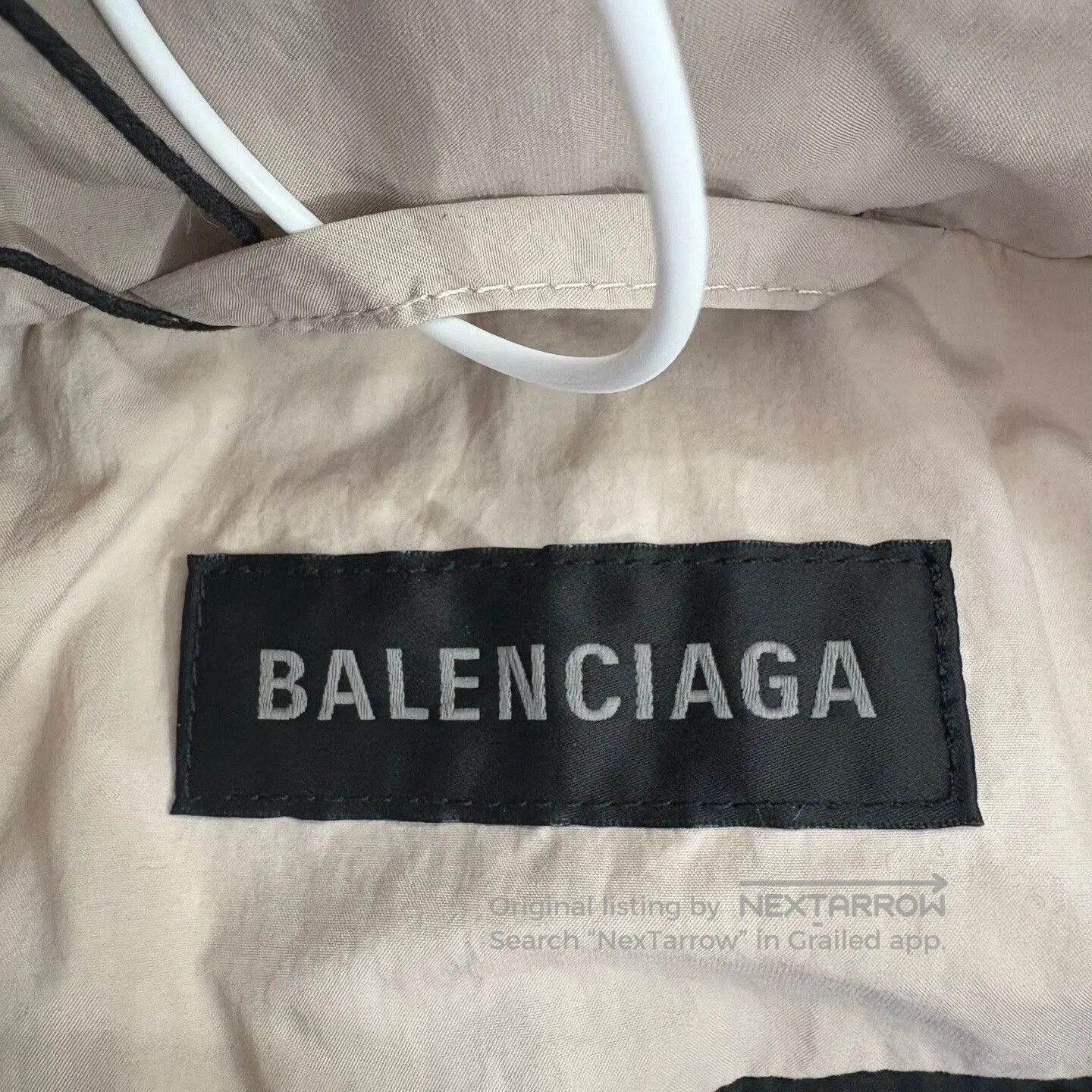 Balenciaga balenciaga beige double hook puffer jacket. Size US M / EU 48-50 / 2 - 3 Thumbnail