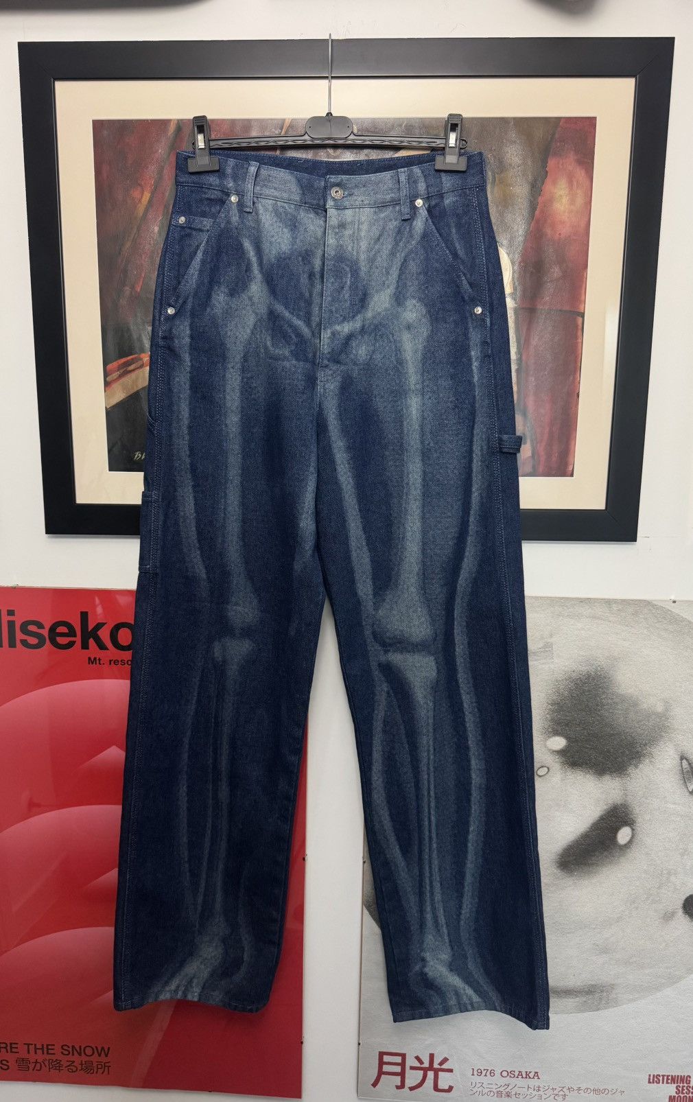 Off-White Off-White Body Scan Oversize Denim Pants Rare Designer Hype Size US 30 / EU 46 - 1 Thumbnail