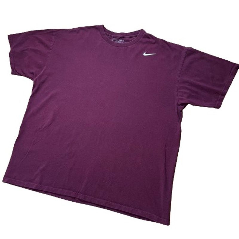 Nike Y2K Nike Burgundy / Maroon Streetwear XL T Shirt Size US XL / EU 56 / 4 - 1 Thumbnail