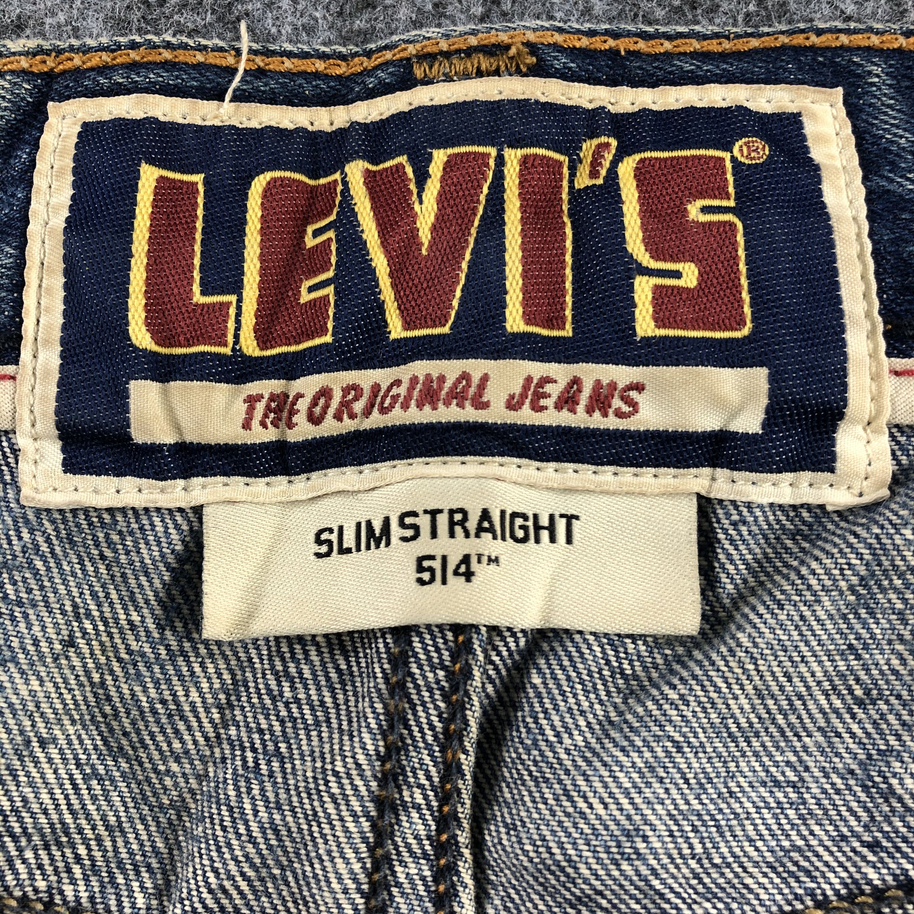 Levi's Vintage Blue Wash Levis 514 Jeans-J2292 Size US 38 / EU 54 - 14 Thumbnail