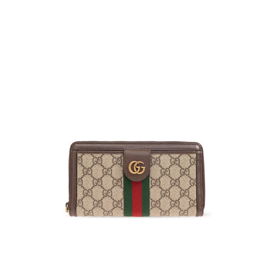 Gucci GUCCI Beige Ebony Ophidia Wallet New & Authentic Size ONE SIZE - 1 Thumbnail