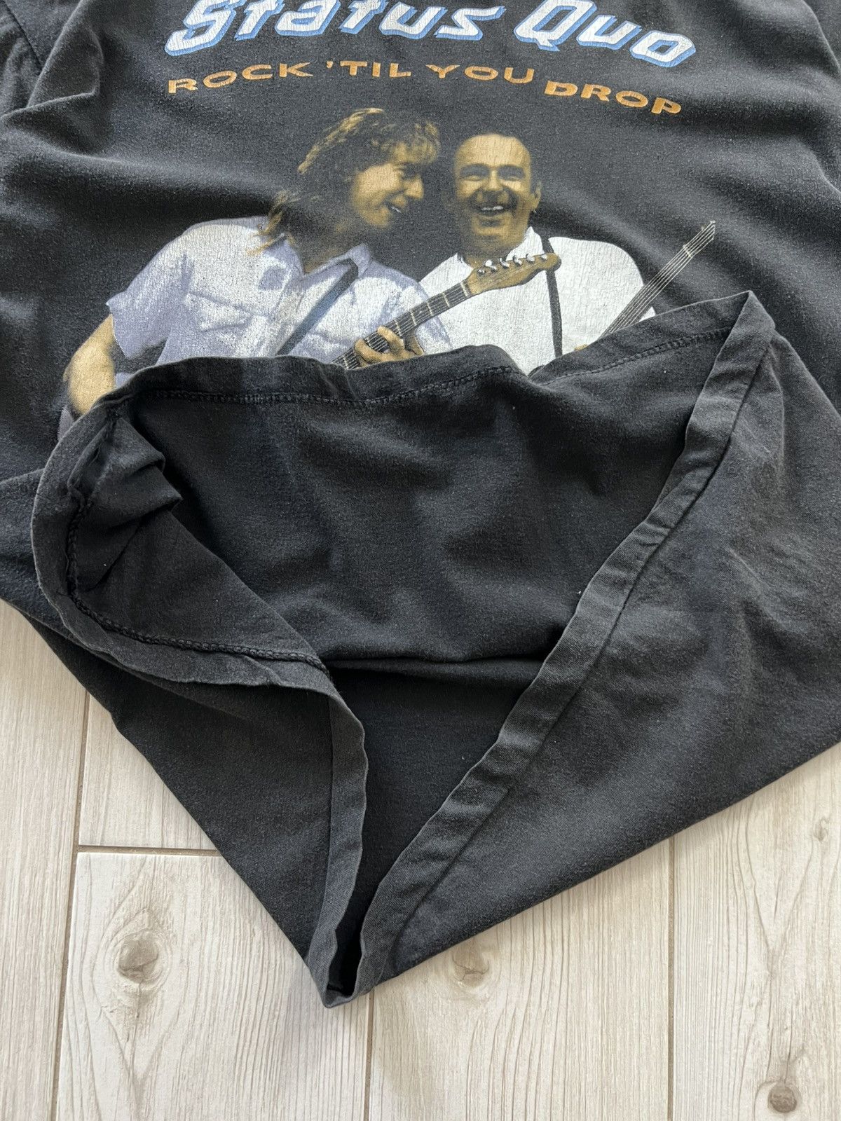 Band Tees Status Quo Vintage 1992 Rock'Til You Drop Rock Band Tour Size US XL / EU 56 / 4 - 9 Thumbnail