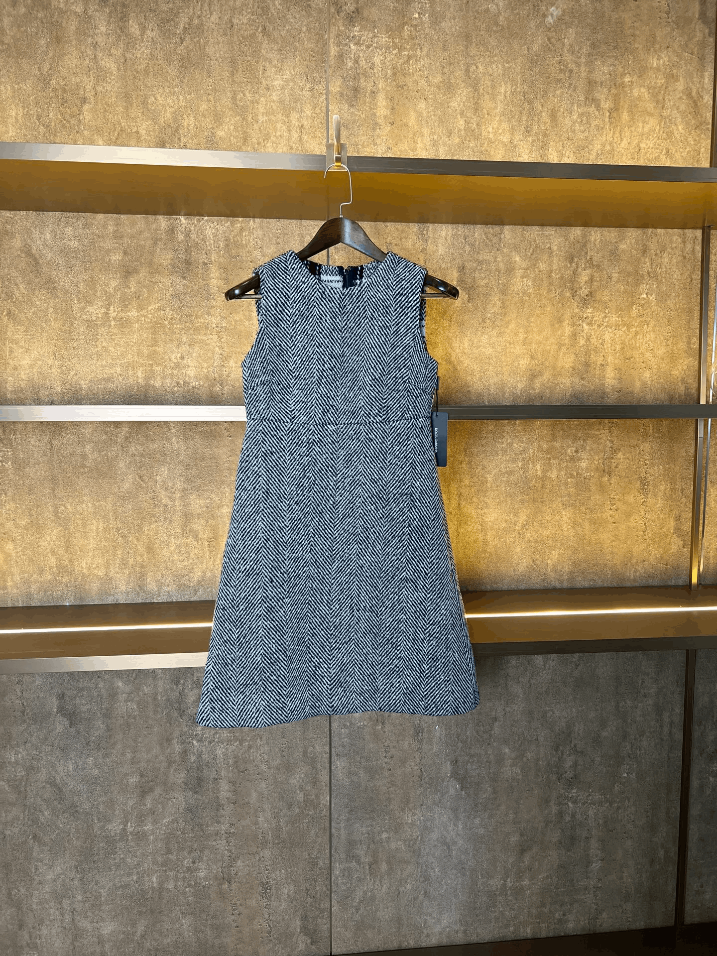 Dolce & Gabbana D&G Wool Vest Dress Size S / US 4 / IT 40 - 1 Thumbnail