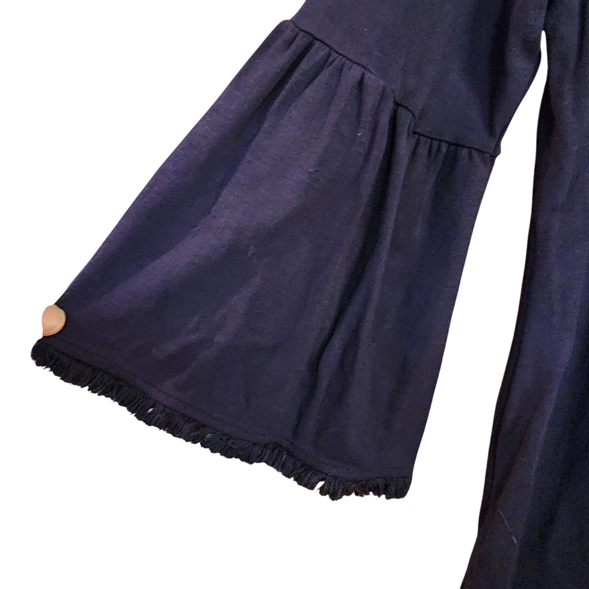 Other Crown & Ivy top with bell sleeves Navy Womens size 1X Size XXL / US 16-18 / IT 52-54 - 3 Thumbnail