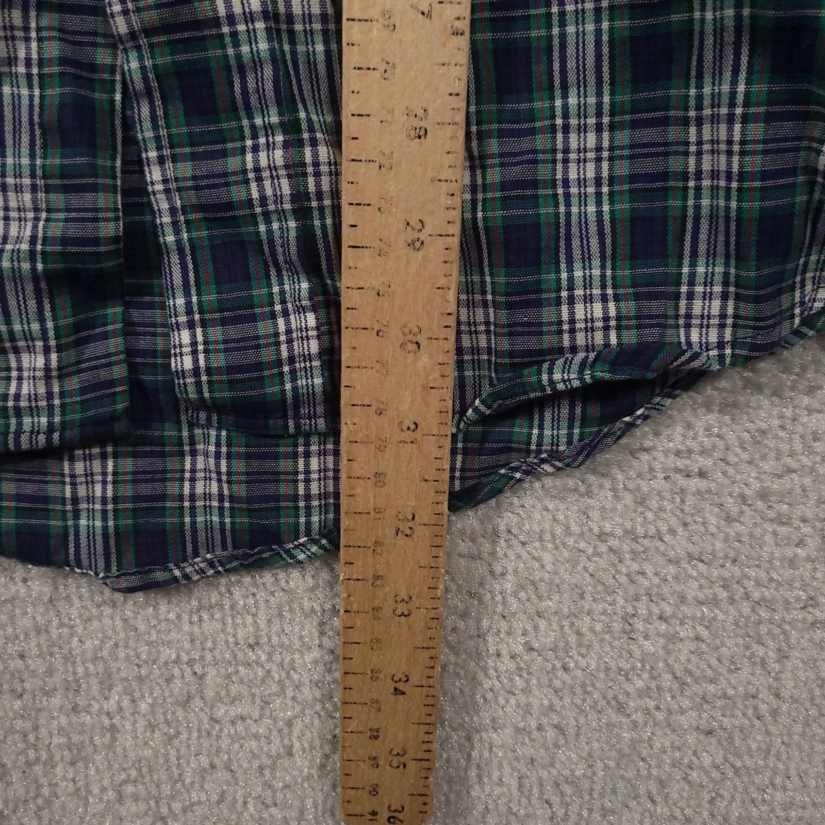 Sears VINTAGE Sears Perma Prest Mens MT Shirt Blue Plaid 70s Button-Up Big & Tall, Fieldmaster, Wool? No (adjusted) Size US M / EU 48-50 / 2 - 6 Thumbnail