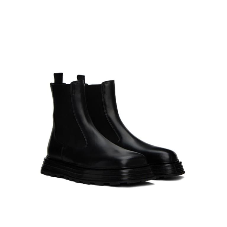 Jil Sander o1y1124 Ankle Boots in Black Size US 9 / EU 42 - 1 Thumbnail