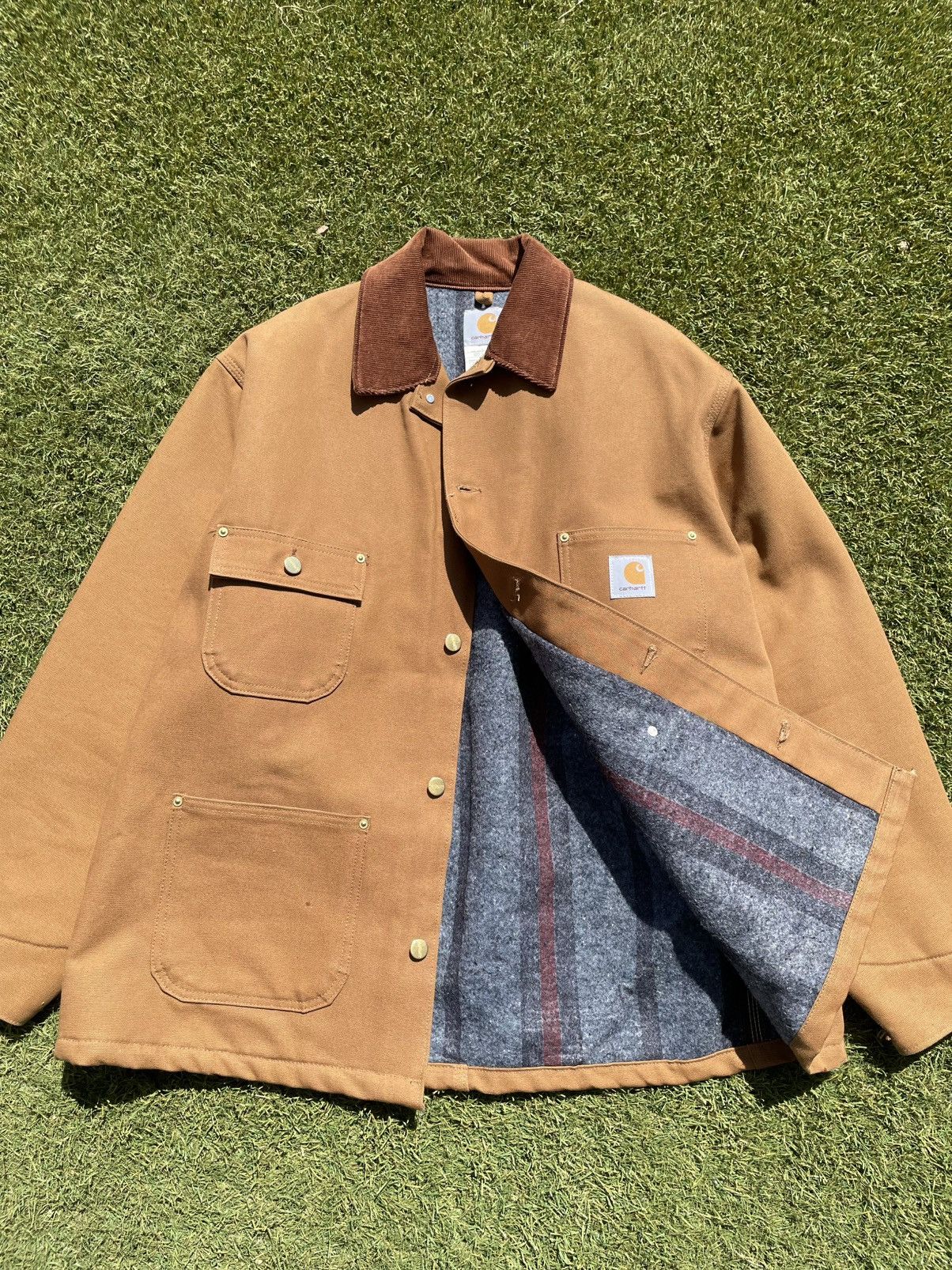 Carhartt Vintage Carhartt Size 50 Tall 2XL MensLined Chore Jacket Size US XXL / EU 58 / 5 - 1 Thumbnail