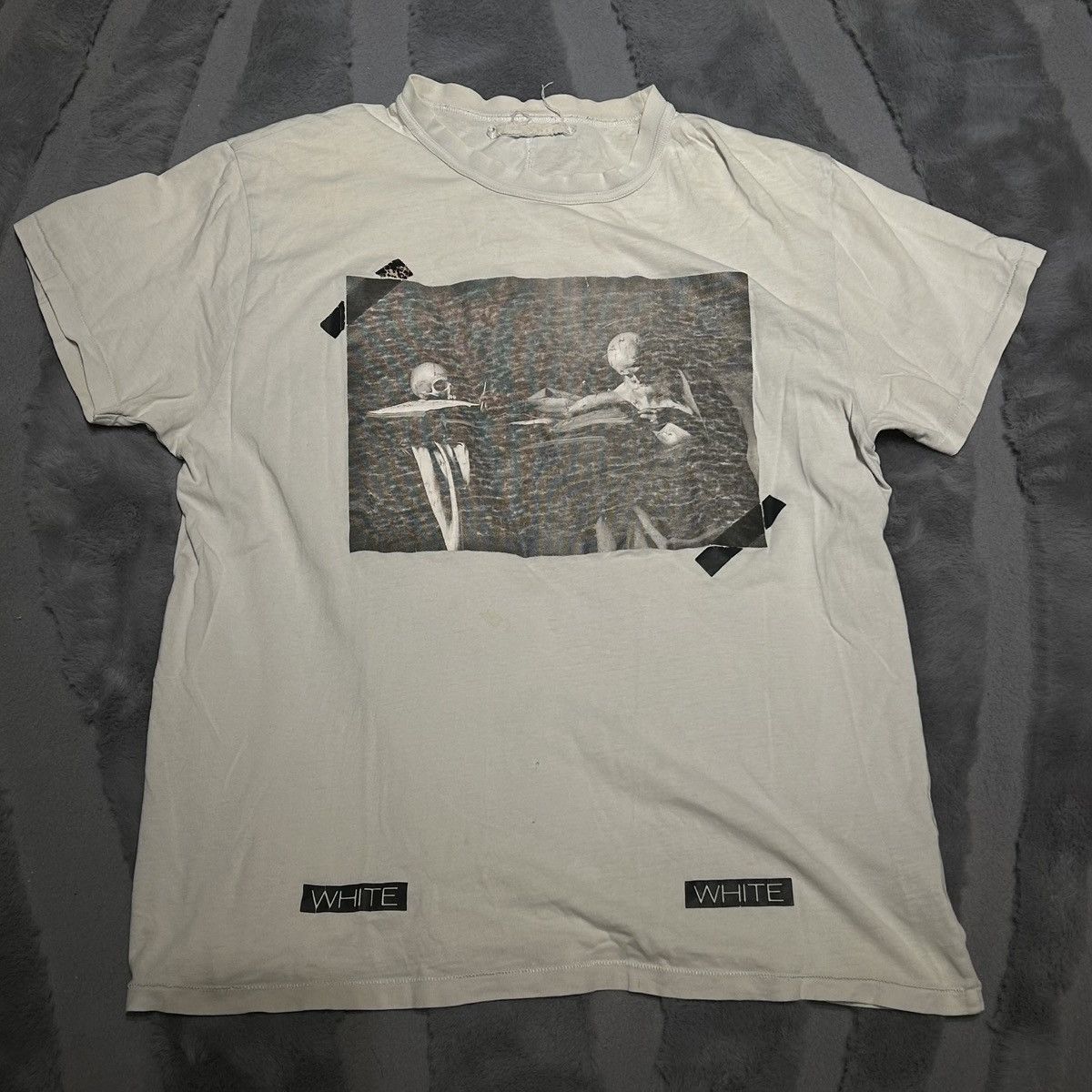 Off-White × Virgil Abloh OFF WHITE 2014 CARAVAGGIO TEE SHIRT Size US M / EU 48-50 / 2 - 1 Thumbnail