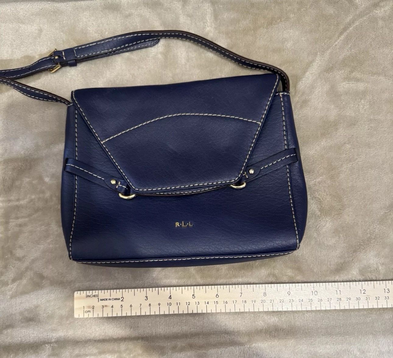 Ralph Lauren Ralph Lauren Navy Blue Shoulder Bag Size ONE SIZE - 6 Thumbnail