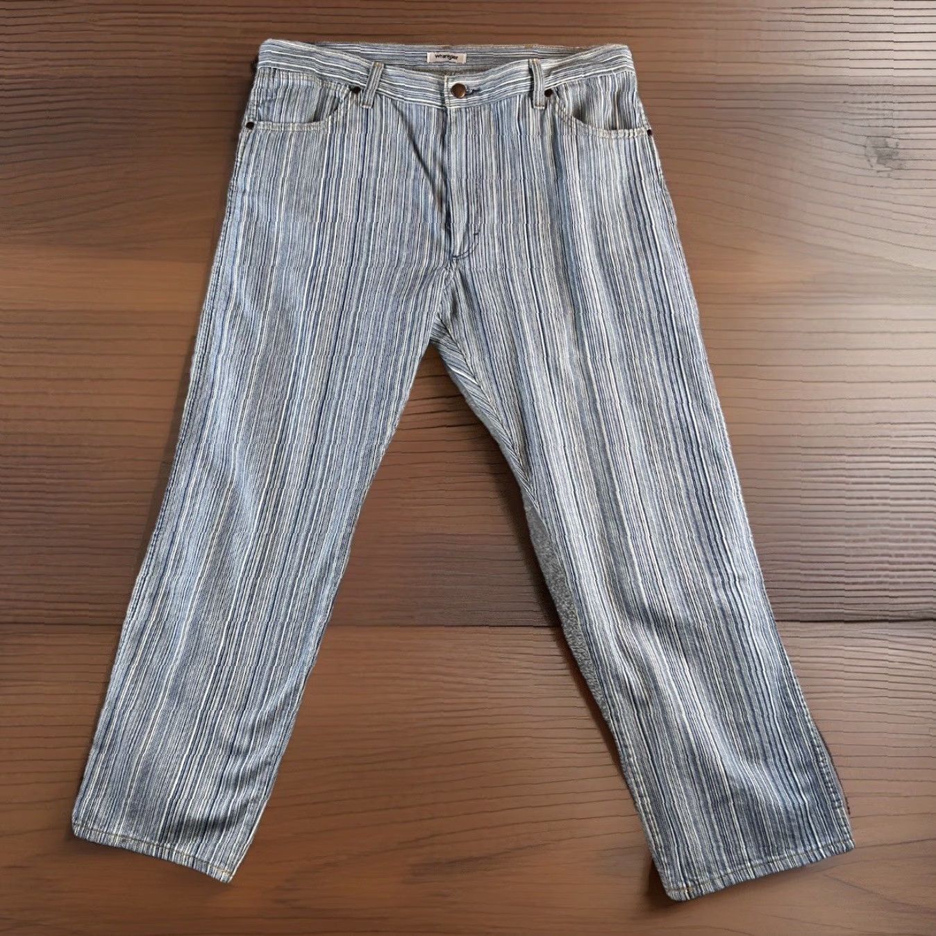Wrangler Wrangler Jeans Womens 32 Straight Denim 5-Pocket 100% Cotton Blue Boho Beach Vintage No Size 24" / US 00 / IT 34 - 2 Thumbnail