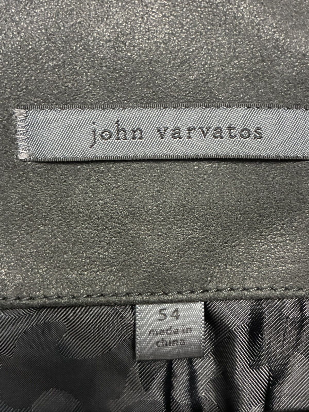 John Varvatos Garment Washed Suede Jacket EU 54 USA 44 Size US L / EU 52-54 / 3 - 7 Thumbnail