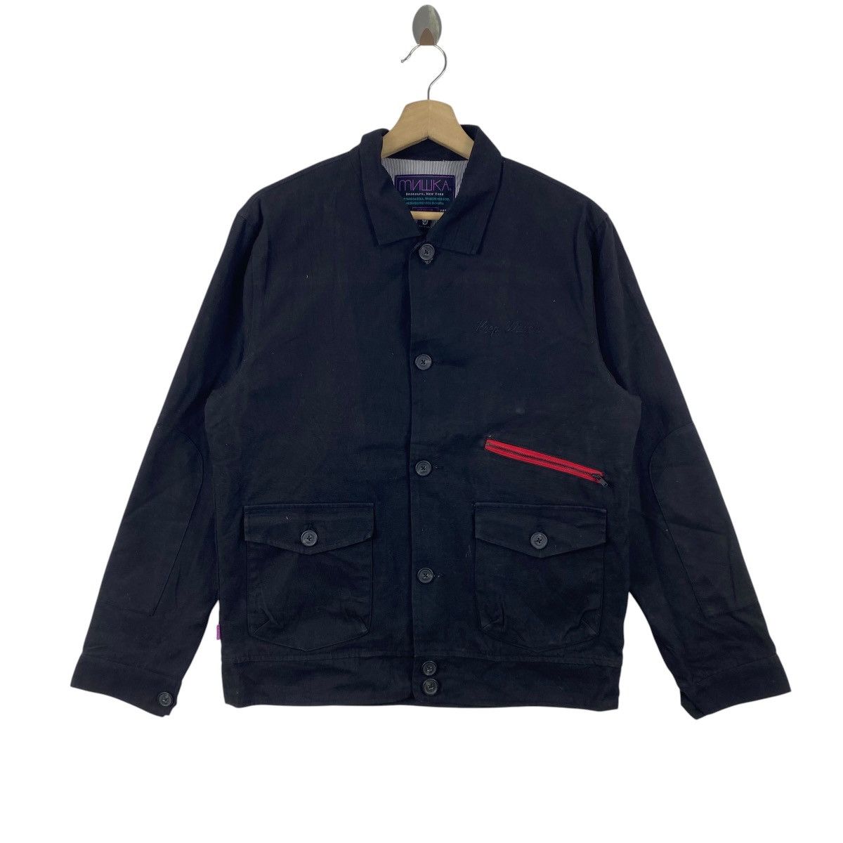 Vintage Vintage MILK A BROOKLYN Chore Work Jacket Zip Pocket Size US M / EU 48-50 / 2 - 5 Thumbnail