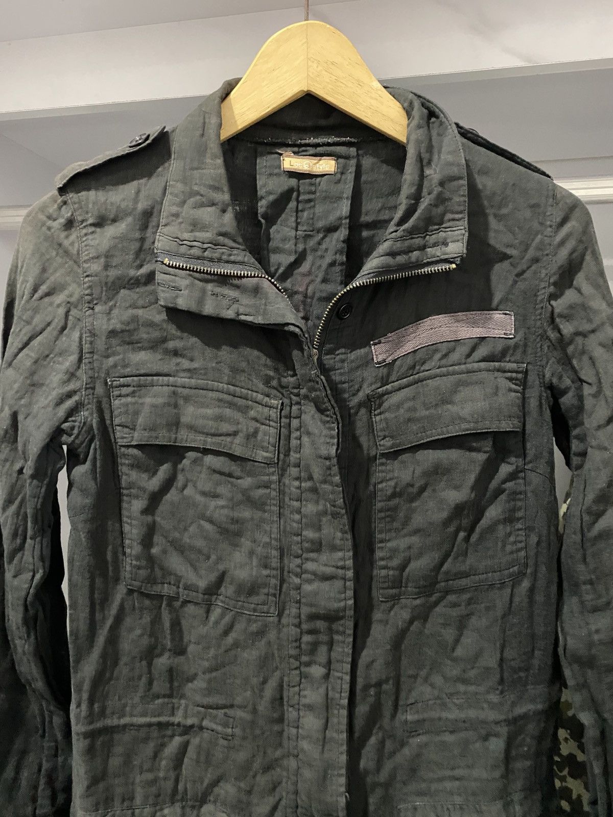 If Six Was Nine Japanese linen jacket pocket ifsixwasnine lgb kmrii Size US S / EU 44-46 / 1 - 2 Thumbnail