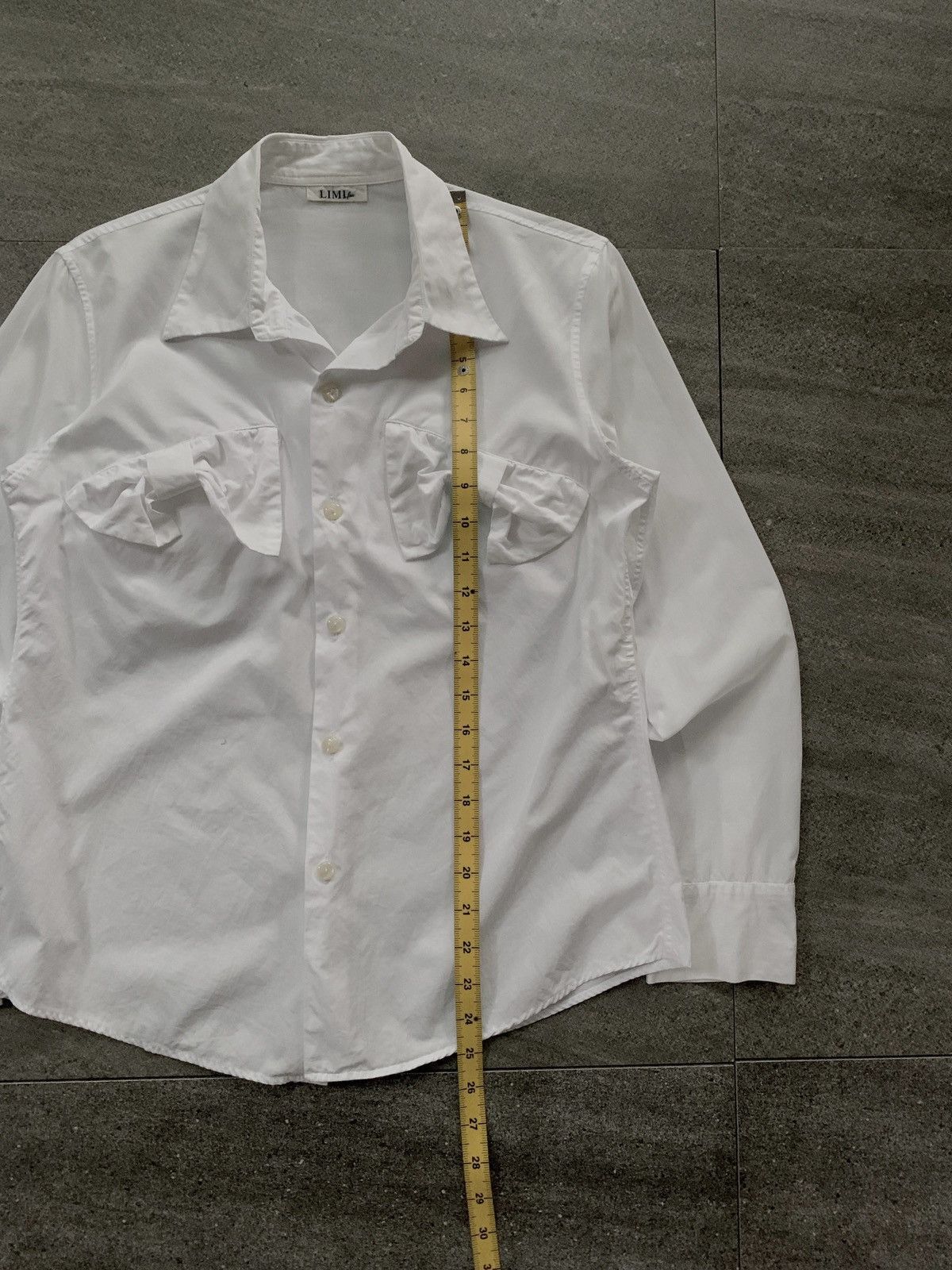 Yohji Yamamoto FREE TAX! Limi Feu Ribbon Applique Shirt Size US XS / EU 42 / 0 - 8 Thumbnail