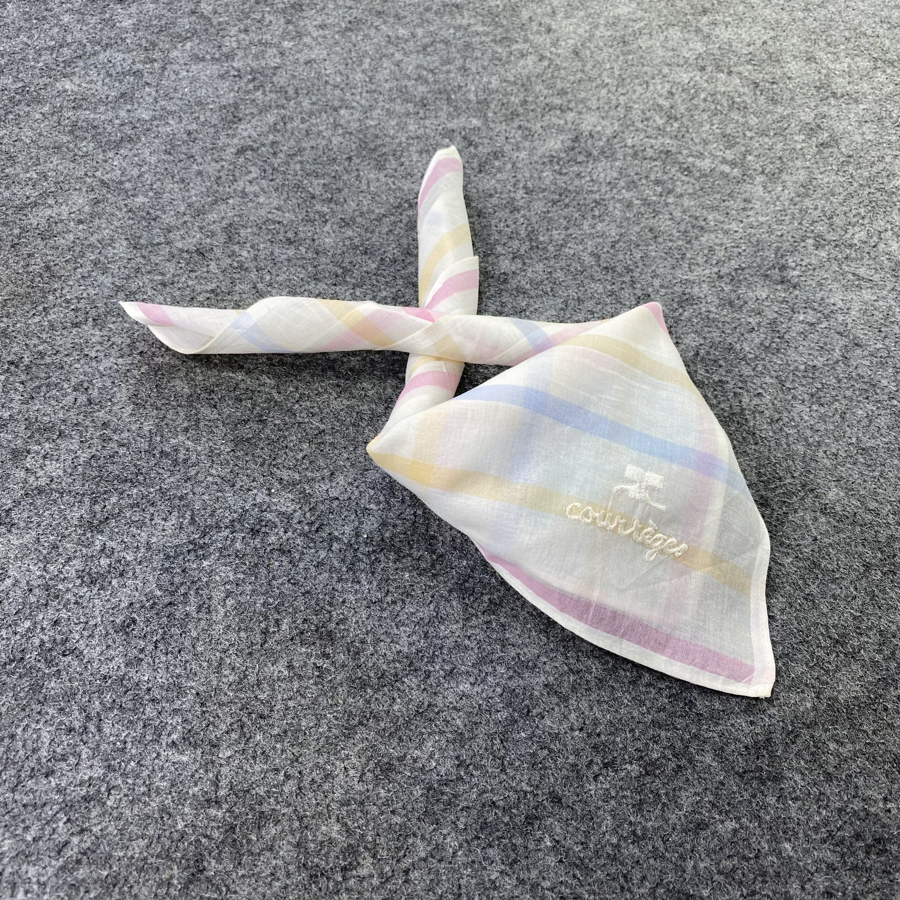 Courreges Courreges Handkerchief / Bandana / Neckerchief-B2152 Size ONE SIZE - 1 Thumbnail